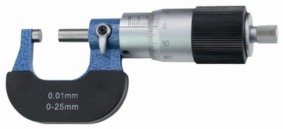 Outside micrometer, big thimble, Ø8 mm, 1mm, 75~100 mm