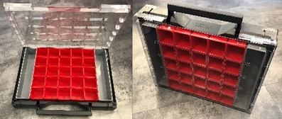 Storage box for samples