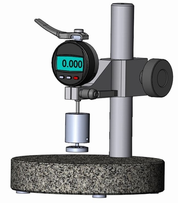 Thickness gauge HTG-13 according to ASTM D 1777-1