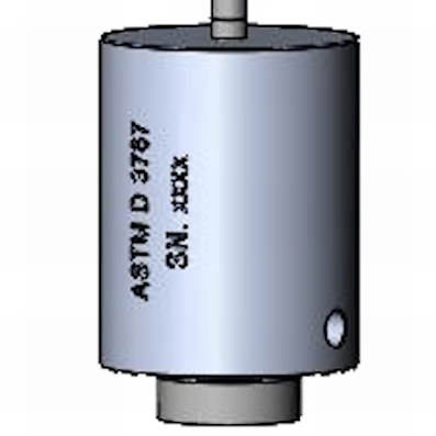 Insert Ø6,3/70,0 g voor ASTM D 3767, 22±5 kPa