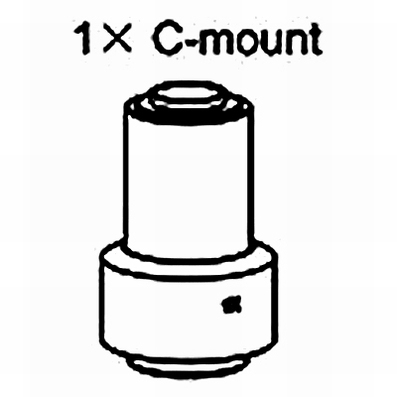C-mount, coëfficiënt 1x, OLM-1/OKO-1