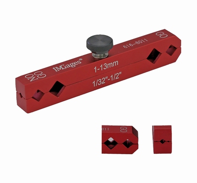 Holder for pin gauges for Ø1 to 13 mm