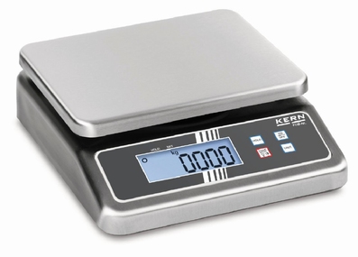 Stainless steel scale FOB-NL, IP67, 3 Kg/0,2 g, 252x200 mm
