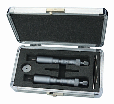 Set two-point internal micrometer, 2.0~3.0 mm, 0,001 mm