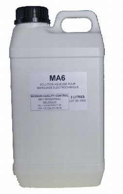 Bottle of 5 liters electrolyte MA5 for steel