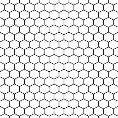 Grid pattern for hardness block
