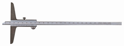 Depth vernier caliper, 150 mm, 100 mm, 1/20