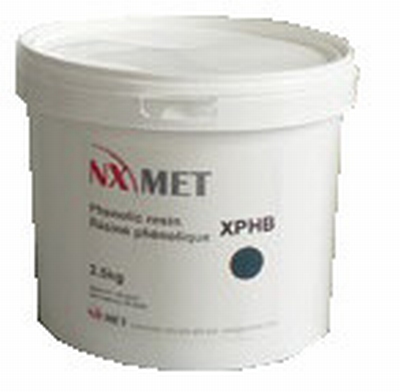 Phenolic resin + fibreglas for hot mounting black XGFB 1 kg