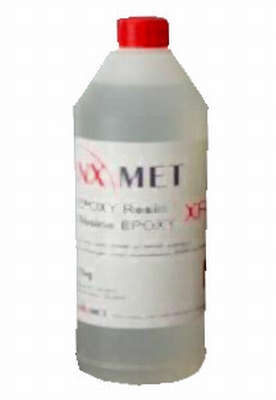 Bottle of 1 l of epoxy resin XF40, transparent