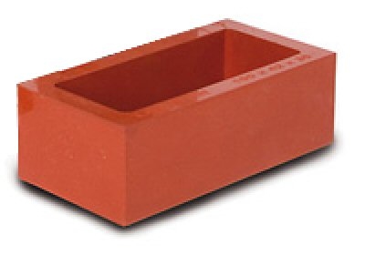 3 rubber mounting cups XSIL, rectangular, 55x30x22 mm