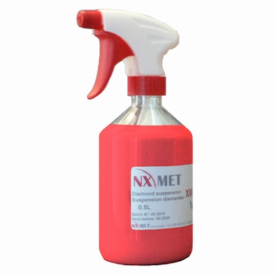 Suspension XM25 monocristallin, base eau, 500 cc,15 µ, rouge