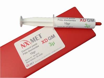 Syringe of diamant monocristallyne XDGM, 10g, 9 µ
