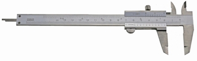 Vernier caliper LH, 150 mm, 40/17 mm, 1/50, rec