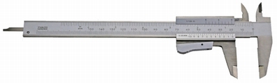 Vernier caliper LH, 150 mm, 40/17 mm, 1/50, rec