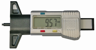Depth caliper for tire profil, digital, 30x60 mm, 0.1 mm