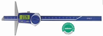 Depth caliper, digital, DIN 862, 200x100 mm, 0.01 mm