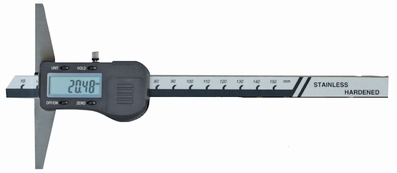 Depth caliper, digital, DIN 862, 150x100 mm, 0.01 mm