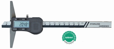 Depth caliper, digital, DIN 862, 200x100 mm, 0.01 mm