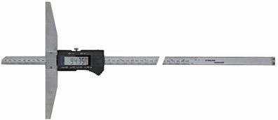 Depth caliper, digital, DIN 862, 1000x250 mm, 0.01 mm