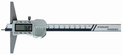 Depth caliper, digital, DIN 862, 80x50 mm, 0.01 mm, pt