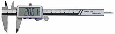 Digital caliper, 150/0,01 mm, 40 mm, 3V, rec