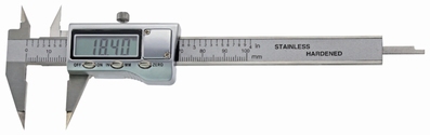 Digital caliper, 100 mm, 30 mm, 1,5V, rec, PJ