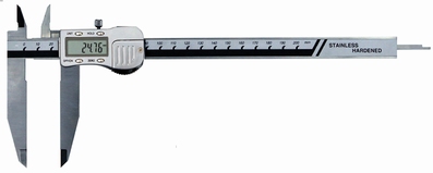 Digital caliper, 200 mm, 80 mm, 3V, rec, LJ