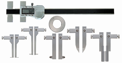 Digital universal caliper, 0~200 mm, 20/20 mm, 3V