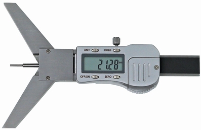 Depth caliper, digital, 50x100 mm, 120°, 0.01 mm, PB