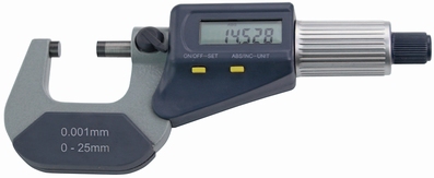 Outside digital micrometer, Ø6.5 mm, 0.5 mm, 25~50 mm