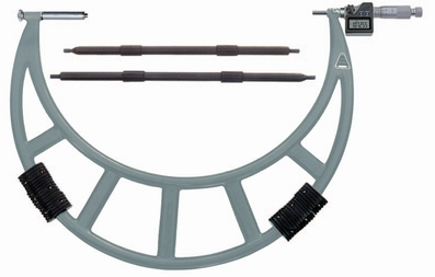 Outside digital micrometer, Ø6.5 mm, 0.5 mm, 300~400 mm