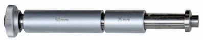 Aambeeld + inzet 25 & 50 mm voor micrometer 300~1000 mm