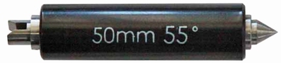 Instelkaliber voor withworth draadmicrometer, 55°, l=25 mm