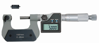 Universal micrometer D for thread 25~50 mm