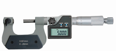 Universele micrometer D voor draad 0~25 mm