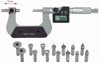Universal micrometer D  with movable anvil 50~75 mm
