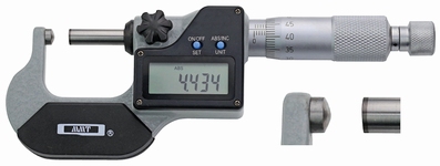 Digital micrometer for tube 1 spherical face 0~25 mm