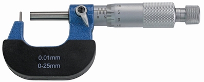 Micrometer for tube, anvil Ø4.7mm, 0~25 mm