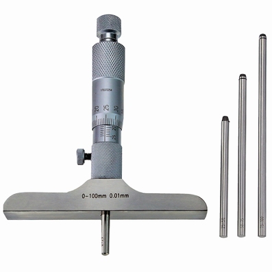 Diepte micrometer, sferisch, 0~200 mm