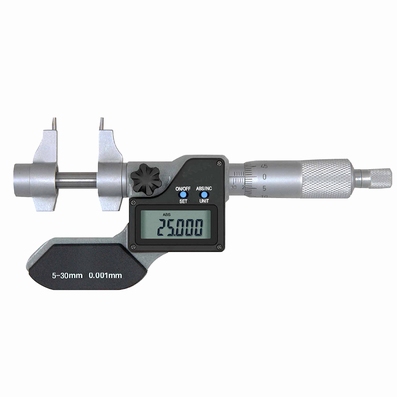 Internal micrometer D, round measuring faces, 5~30mm, 0.01mm