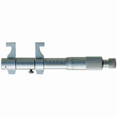 Internal micrometer, round measuring faces, 50~75 mm, 0.01mm
