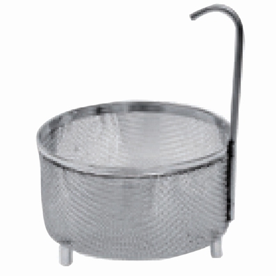 Inset sieve basket KD 0, fits into beakers, stainless steel