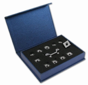 Coffret avec jeu de 12 appuis pour sondes LEEB