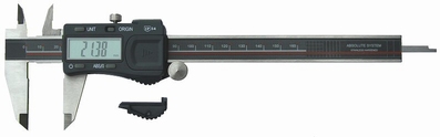 Pied à coulisse digital ABS, 150/40 mm, 3V, data, rec, IP54