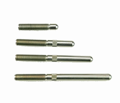 Set of 5 measuring tips 100~250 mm, Ø 7.2 mm, M8 for 208.027