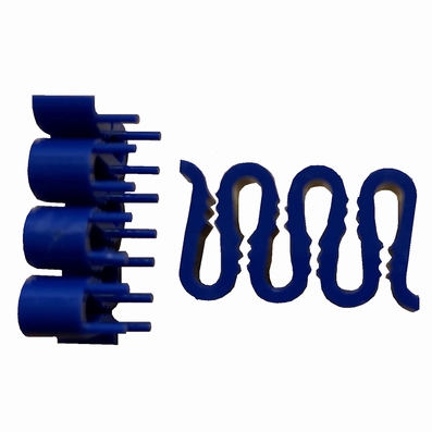 Boîte 100 clips de maintien plastique pour 6 échantillons