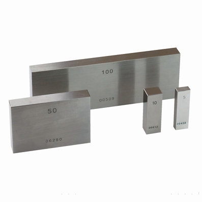 Single block gauge, 6 mm, accuracy according to EN ISO 3650/1