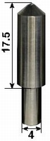 Indruklichaam Micro Knoop diamant, LEITZ MINI LOAD