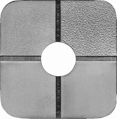 Shot blasting comparators to ISO 8503