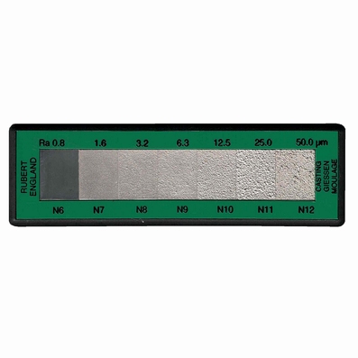 Comparateur de rugosité viso-tactile, moulage